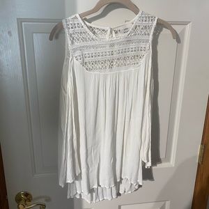 Classy white blouse- worn once